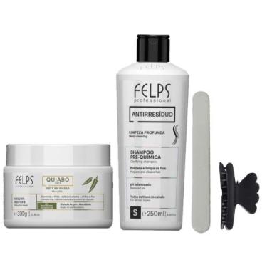 Imagem de Felps Btx 300g + Felps Shampoo Antirresiduos 300ml EB