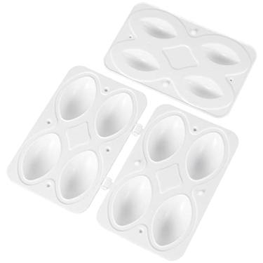 Imagem de LEEZDTTXAN Molde manual para fazer almôndegas de 4 células, faça você mesmo, molde para fazer rolos de carne, processador de carne picada removível, molde de sobremesa, acessórios de cozinha