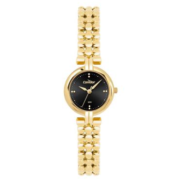 Imagem de Relógio Condor Feminino Ref: Co2035nut/5p Bracelete Dourado