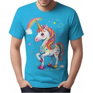 Imagem de Camisa Camiseta Color Unicornios Coloridos Arco Iris Amor 2 - loja din