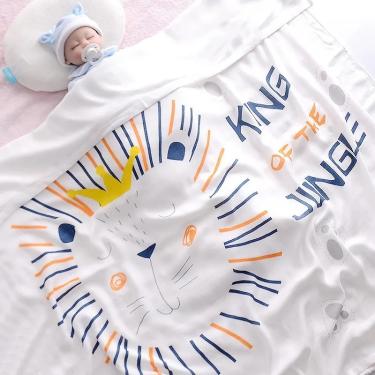 Imagem de Manta Cobertor Fofinha Infantil Fibra De Bambu Color Baby Leãozinho