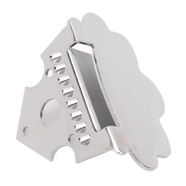 Imagem de LiebeWH Arremate de Bandolim Em Forma de Triângulo, Metal de Liga de Zinco Com Fácil Instalação, Substituição de Bandolim Premium para Instrumentos Musicais de 8 Cordas
