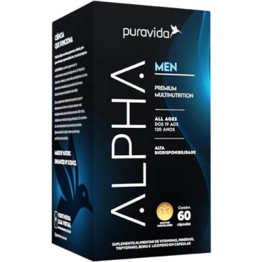 Imagem de Alpha Men (Homen) Multivitamínico com 60 Cápsulas-Pura Vida