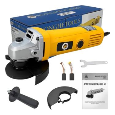 Imagem de Esmerilhadeira Lixadeira Angular 800W Função Politriz 115mm Com Acessórios (220 Volts)