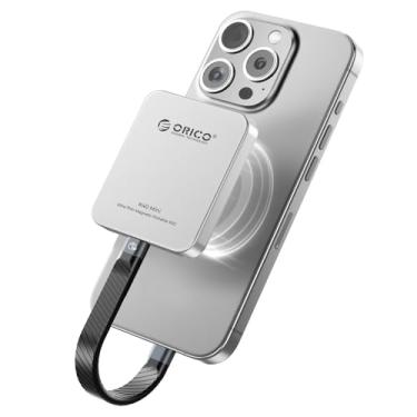 Imagem de ORICO SSD externo de 2 TB até 3700 MB/s, unidade de estado sólido portátil, USB4.0 com cabo USB C 2 em 1, armazenamento confiável para smartphone, tablets e laptops USB-C - K40Mini