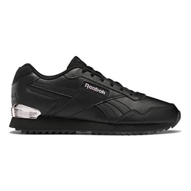 Imagem de Reebok Tênis feminino Glide Ripple Clip, Preto/ouro rosa, 38