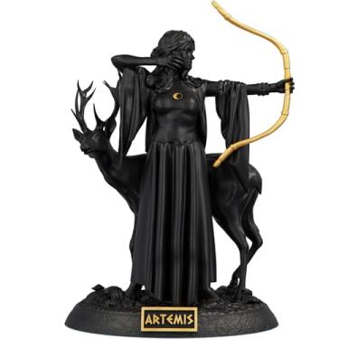 Imagem de Estátua Artemis Deusa Grega da Caça - Diana (Cor Aurum Noctis)