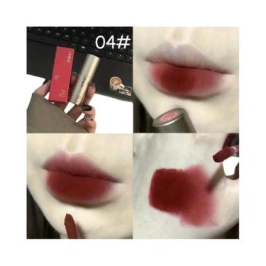 Imagem de Batom Líquido Matte À Prova D'Água - Cor Nude Marrom - Presente Ideal,