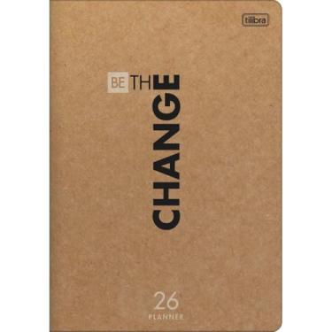 Imagem de Tilibra - Planner Grampeado 17,8 x 25,4 cm Kraftwork 90 G 2026 - Be The Change