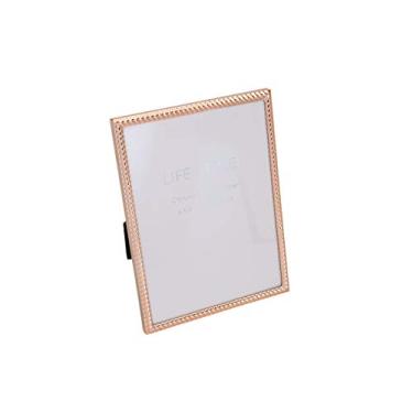 Imagem de Porta Retrato De Aço Rosé Tress 10x15cm Lyor Rosé Único