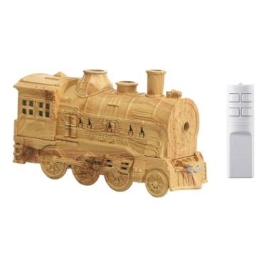 Imagem de MotiveTech Difusor de Óleos Essenciais de Decorativo Portátil Umidificador de Névoa Fria com 2 Luzes para Sala de Estar Ornamento de Casa, com Controle Remoto