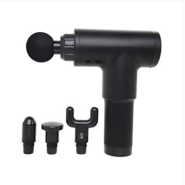 Imagem de Pistola Massageadora de Tecidos Profundos Recarregável | 6 Níveis de Velocidade | Leve, Silenciosa e Portátil | Inclui 4 Cabeças para Relaxamento Muscular em Todo o Corpo