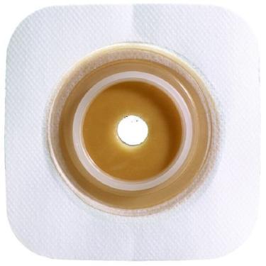 Imagem de Sur-Fit Natura Barreira de Colostomia Pré-cortada, Padrão Uso Stomasticve 2-1/4 polegada Flange Universal Hidrocolóide 1-1/2 Stoma 4 X, 125275 - Caixa com 10