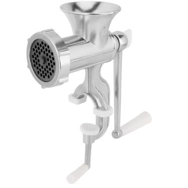 Imagem de Moedor de Carne Manual N10 Profissional, Triturador de Carne e Condimentos, Máquina de Moer Manual, Ideal para Uso Doméstico e Comercial