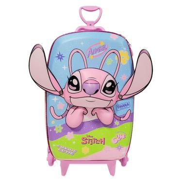 Imagem de Mochila Escolar Rodinha Tripla Angel 3D Meninas