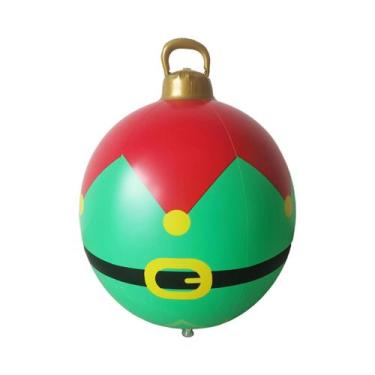 Imagem de Bola Inflável de Natal Gigante (60cm) - Decoração para Árvore de Natal