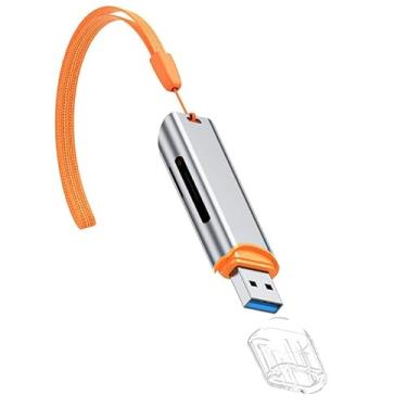 Imagem de Leitor de cartão SD USB 3.0, leitor de cartão de memória de 5 Gbps para cartões SDXC, SDHC, MMC, RS-MMC, Micro SDXC, Micro SD, Micro SDHC e UHS-I