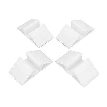 Imagem de Cryfokt Pés de Apoio para Portão de Animais de Estimação, Reforço de Cerca Triangular Resistente para Escadas de Entrada Com 4 Peças de Pés de Apoio para Cerca de Animais de Estimação