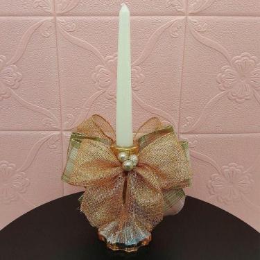 Imagem de Castiçal Aparador Porta Vela Arranjo Centro Mesa Natal 35cm A - OUTRAS