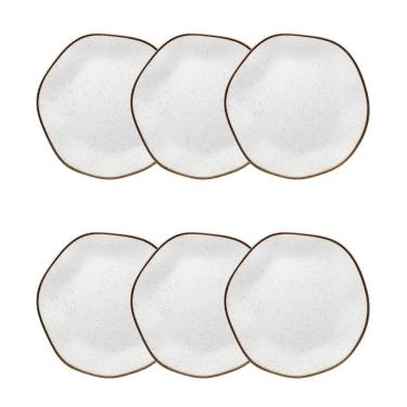 Imagem de Conjunto De Pratos De Sobremesa 06 Peças Ryo Maresia Oxford