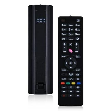 Imagem de Controle remoto de substituição RC4870 RC4875 para Telefunken FINLUX DIGIHOME JMB JVC RM-C3182 VOX AYA