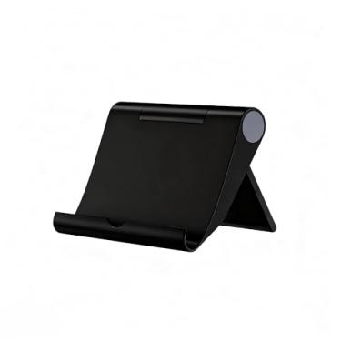 Imagem de Suporte de telefone dobrável portátil para smartphones e tablets, ângulo de visualização ajustável