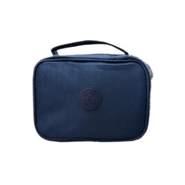 Imagem de Estojo Escolar de Grande Capacidade de Armazenamentocom 3 compartimentos Volta as Aulas (Azul)