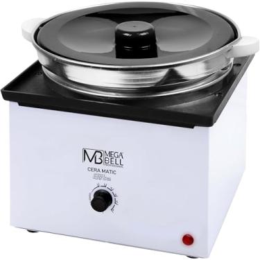 Imagem de Mega Bell, Panela aquecedora de cera para depilação, Termocera, Cera-Matic Elite, Com refil, Bivolt, 2,5kg, Branca