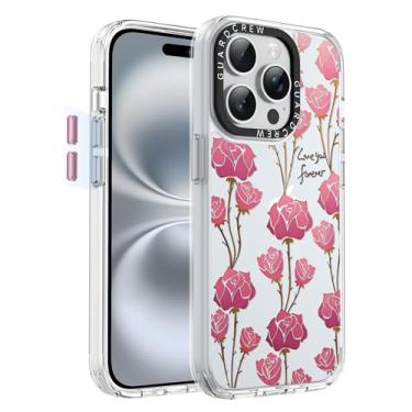 Imagem de GuardCrew Capa para iPhone 14 Pro Max, [proteção contra quedas de grau militar de 3,5 m à prova de colisão] [antiamarelamento e antidescasca] capa de telefone fina à prova de choque transparente TPU