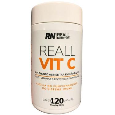 Imagem de Suplemento Vitamina C Com Magnesio 120 Caps Reall Nutrition Sabor Original