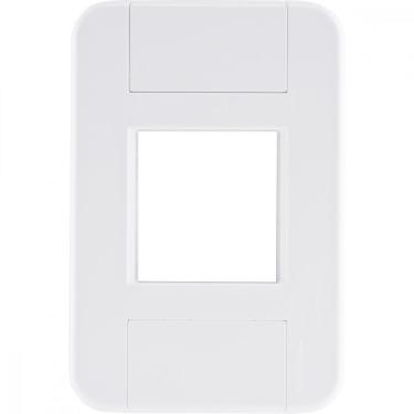 Imagem de Placa 2 Postos Juntos 4x2 Tramontina Tablet Branca