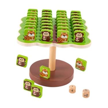Imagem de oshhni Jogo de Equilíbrio Animal, Jogo de Tabuleiro Árvore de Equilíbrio, Brinquedo Educativo para Desenvolvimento da Inteligência, de Mesa para Crianças,