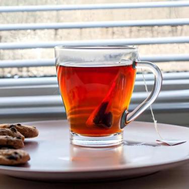 Imagem de Kit 3 Canecas De Vidro Xícara Transparente 265ml Murlin Copo Para Café