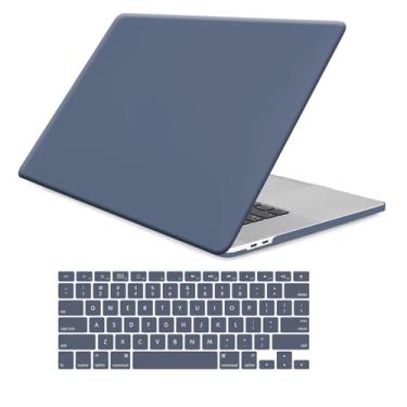 Imagem de Funut Capa para MacBook Air de 13 polegadas 2022 2021 2020 2019 2018 versão M1 A2337/A2179/A1932, MacBook Air 2020, capa rígida de plástico e capa de teclado para Mac Air de 13,3 polegadas, roxo