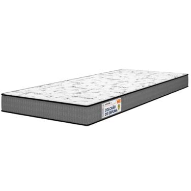 Imagem de Colchão Solteiro Acction D23 Plumatex - Macio, Hipoalergênico e Antiácaros | Suporte até 75 kg | 188x78x14cm | Solteiro Estreito
