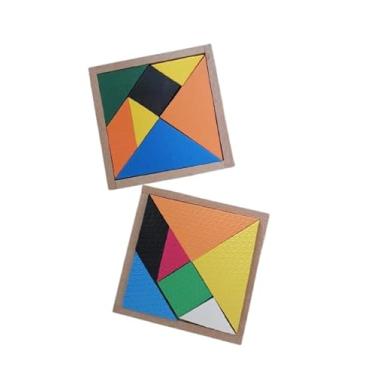 Imagem de Tangram placa eva 7 peças individual pedagogico (tangram 10mm)