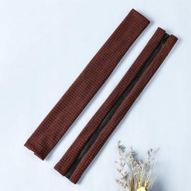 Imagem de Capas de apoio de braço com zíper, descanso de cadeira, elástico, escritório, computador, elastano, capas para decoração de casa (cor 3)