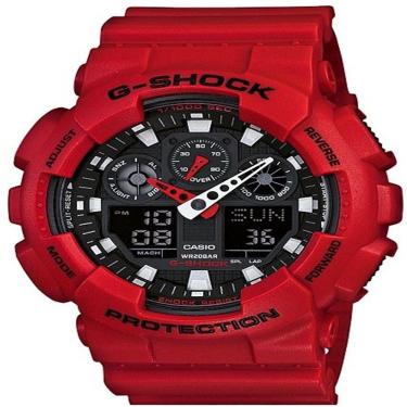 Imagem de Relógio Casio G-shock Ga-100b-4adr Vermelho Masculino