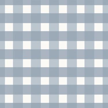 Imagem de Papel de Parede Revoada Xadrez Vichi Azul 4409