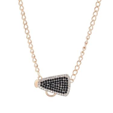 Imagem de ONLYJUMP Colar de torcida para mulheres, pingente de megafone de torcida de ginástica delicada, colar com pingente de equipe de torcida, pingente, pingente, joias para presente, Large, Liga de aço