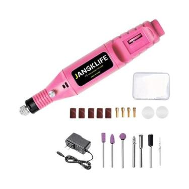 Imagem de Furadeira Elétrica Mini 9V JANGKLIFE Kit De Ferramentas Rotativas De V