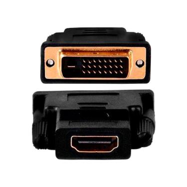 Imagem de Adaptador Hdmi Fêmea Para Dvi Macho 24 1 Pix