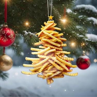 Imagem de Enfeites de Natal, árvore de cristal, enfeites de árvore de Natal feitos à mão, decoração de carro e casa - presentes de Natal, decoração de artesanato em acrílico, ideias de troca de presentes para