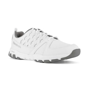 Imagem de Reebok Sapato de trabalho atlético masculino Sublite Safety Toe Industrial, Branco, 6 Wide