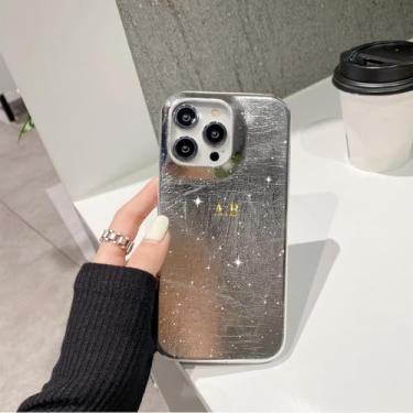 Imagem de HTVJFX Capa de celular luxuosa com nome para iPhone 16e (para iPhone 16e/yin)