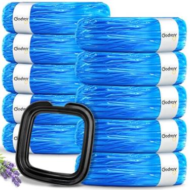 Imagem de Sacos de recarga de areia para gatos compatíveis com Litter Genie XL+/Plus/Padrão/Estilo/Desgin, 30% de espessura extra, 45% comprimento extra, 30 meses de tempo de uso, super controle de odores