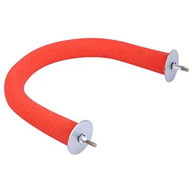 Imagem de Generic Brinquedo de Gaiola de Suporte de Poleiro de Madeira Com Superfície áspera para Papagaio, Material Natural para Pássaros de Estimação, ótimo Aparador de Unhas e Bico, Perfeito para Papagaios