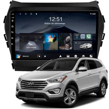 Imagem de Multimídia Adak 9P Santa Fé 2014 A 2019 2+64GB Quadcore Carplay Android Auto Gps
