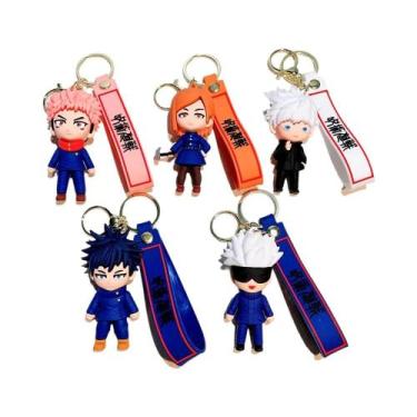 Imagem de Chaveiro De Anime Jujutsu Kaisen Gojo Satoru Itadori Yuji, Chaveiro Pe