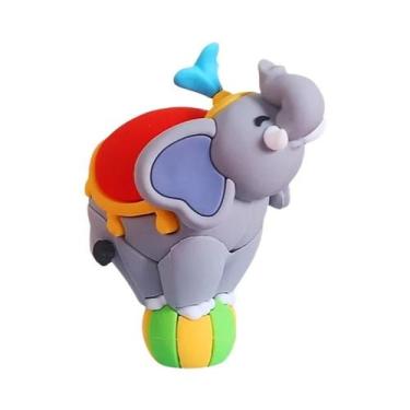 Imagem de Topo De Bolo Temático De Circo Palhaço Leão Elefante Leão Marinho Mági